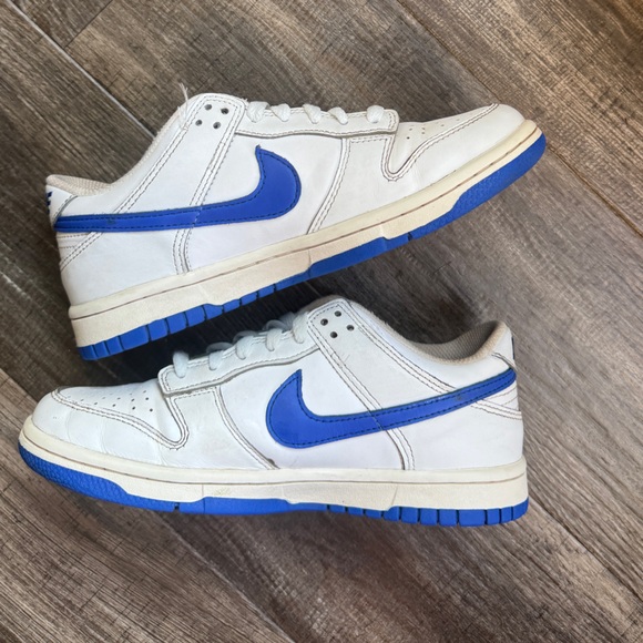 Nike dunk low summit white hyper royal blue 5 6.5 - Picture 2 of 6